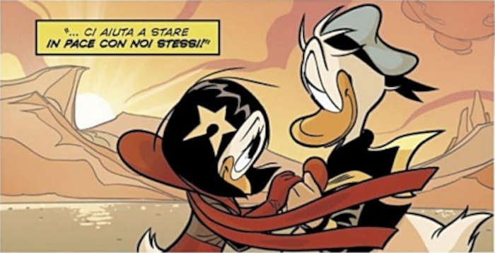 topolino3431-paperino_reginella_tramonto
