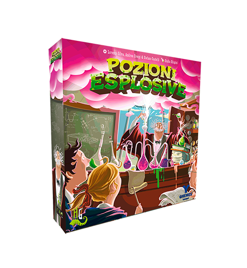 Gioco in scatola, pozioni esplosive, Lucca Comics 2016