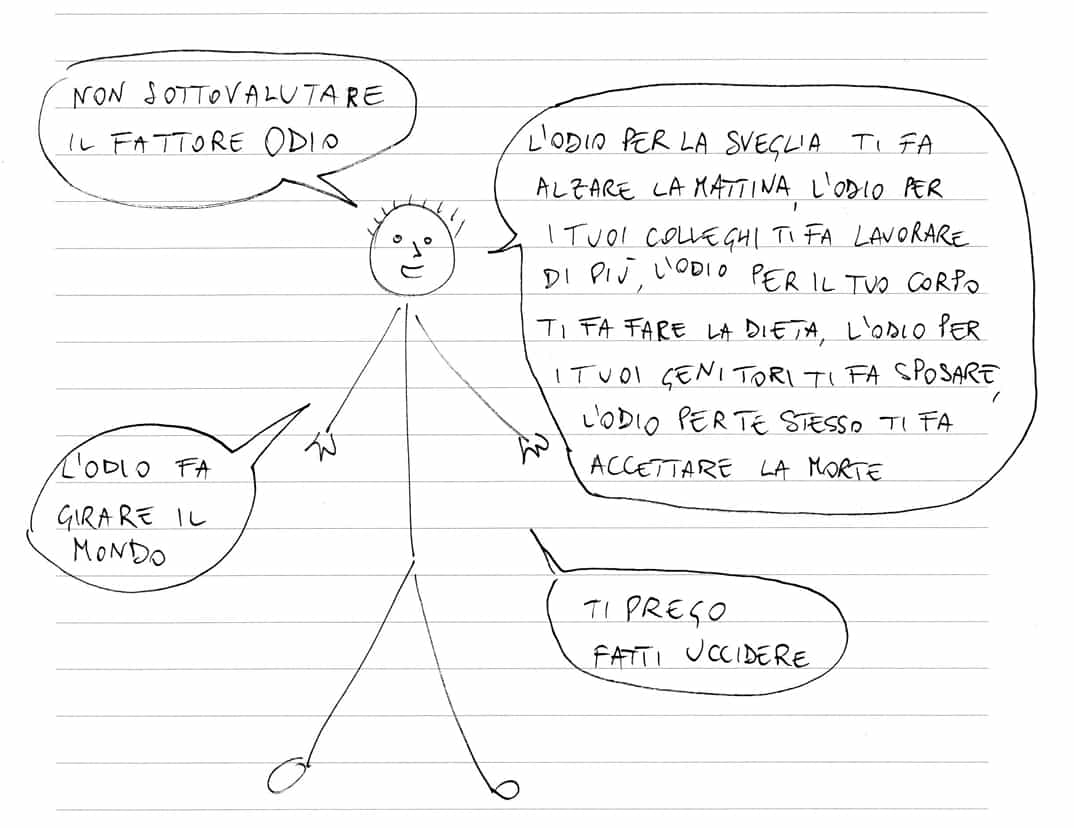 omino sgorbio disegno facebook odio