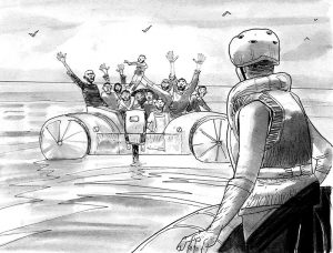 Una vignetta di Salvezza, di Rizzo e Bonaccorso