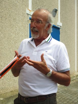Giorgio Cavazzano durante la nostra intervista.